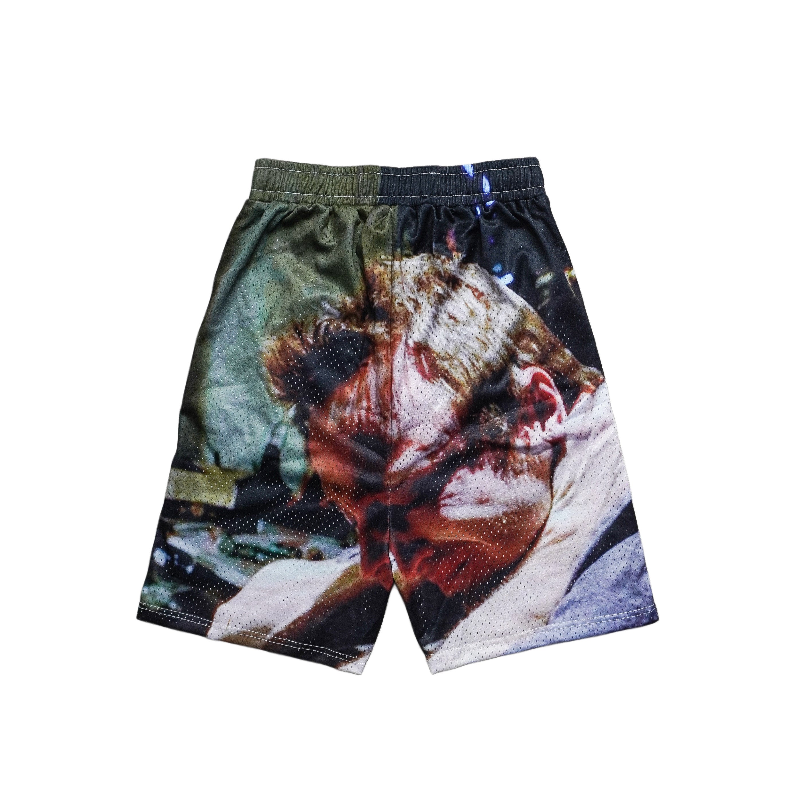 "Lovers" mesh shorts