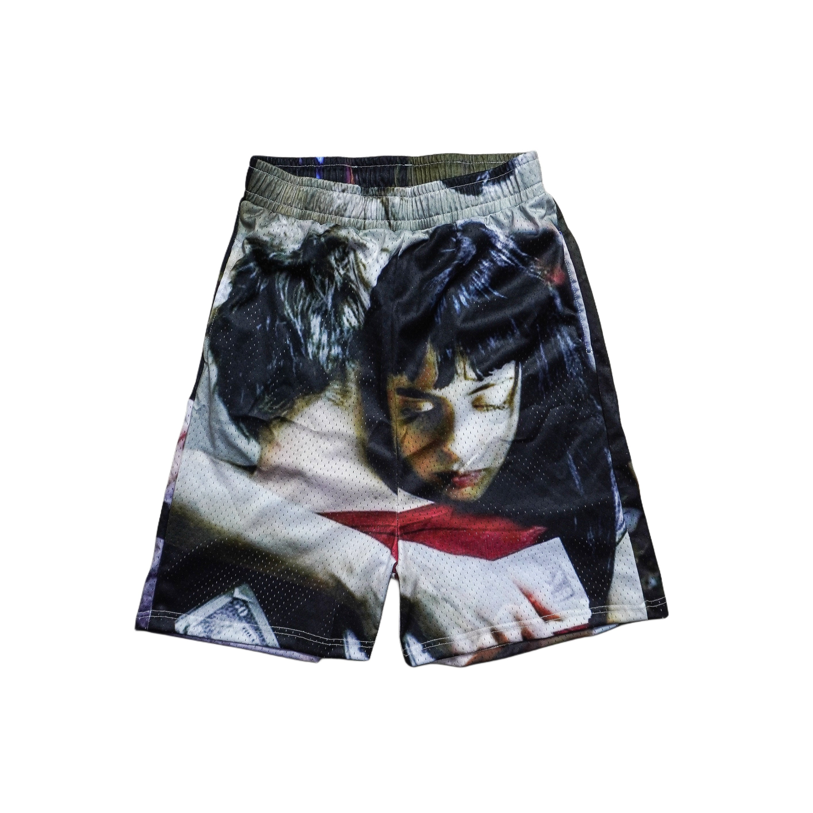 "Lovers" mesh shorts