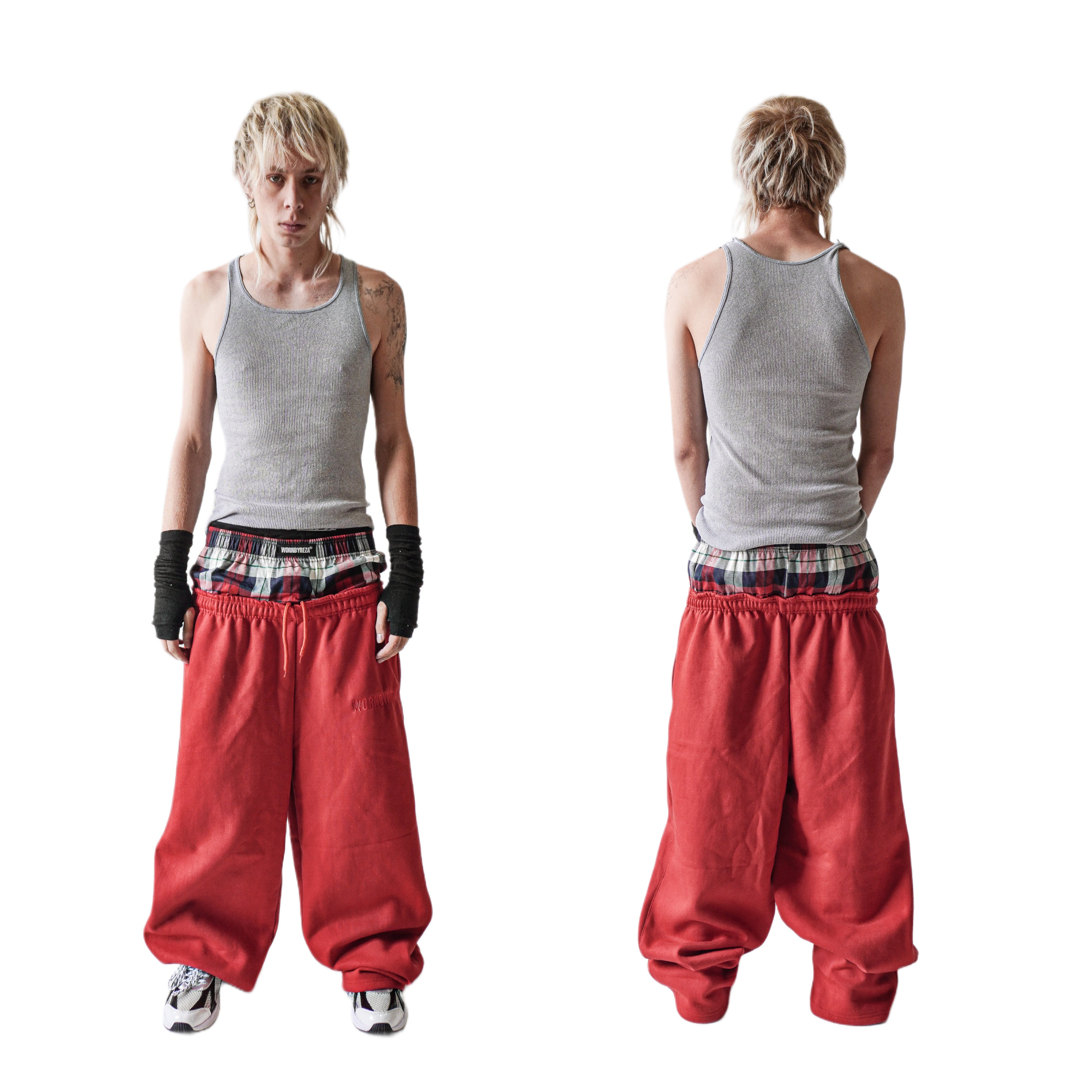 "V2 Classics" sweatpants (red)