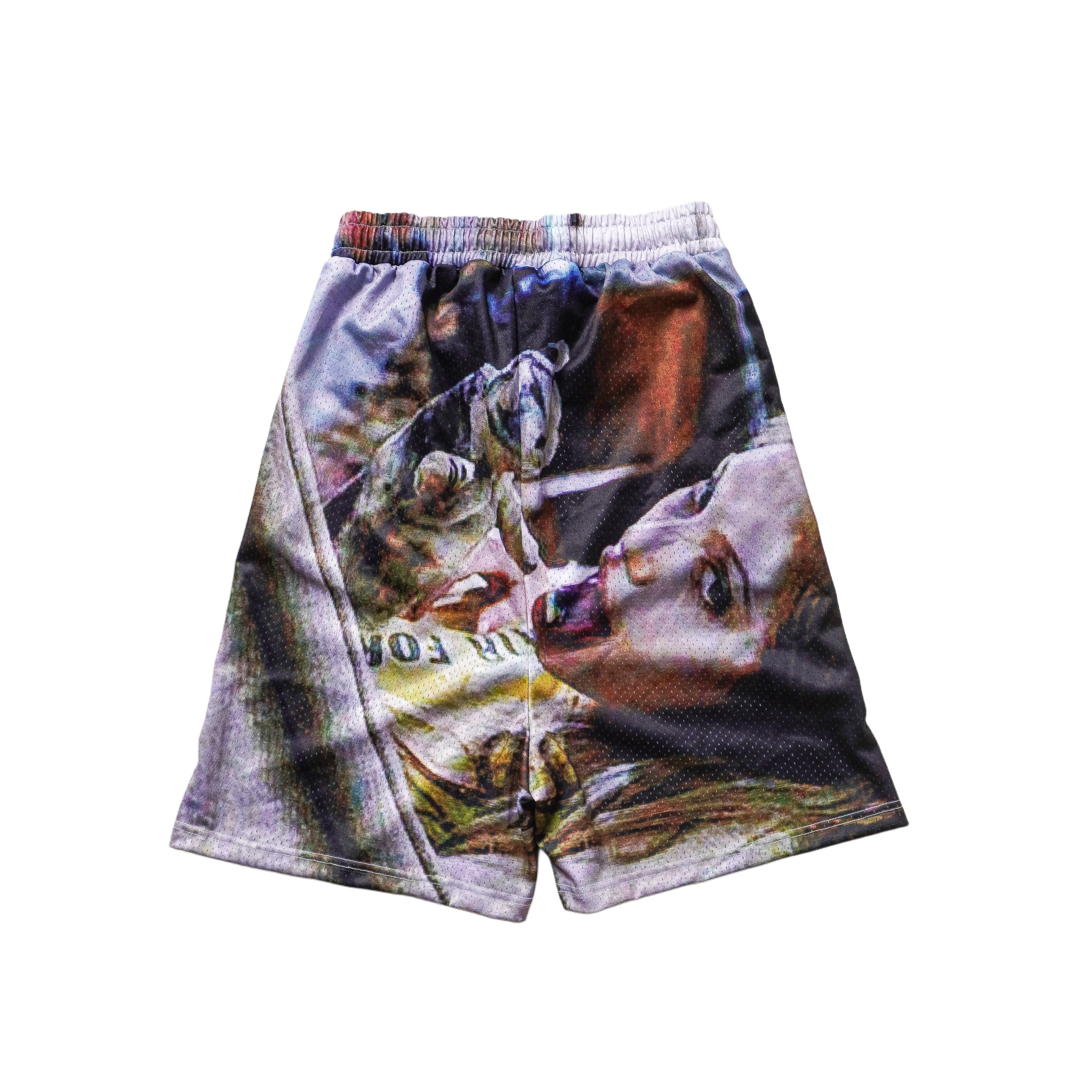 "Social" mesh shorts